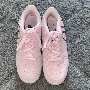Pink Nike “have a nice day” Air Force 1